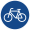 Symbol Radweg