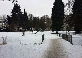 Harbachpark im Winter