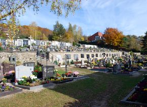 Friedhof St. Magdalena, Blick Richtung Nordosten