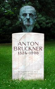 Anton Bruckner, Denkmal im Donaupark in Linz
