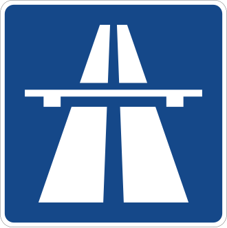 Verkehrszeichen Autobahn