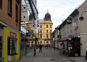 Hafferlstraße, Blick zur Landstraße