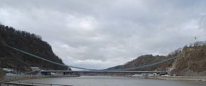 Westringbrücke, Baufortschritt Anfang Jänner 2024