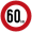 Symbol 60 km/h