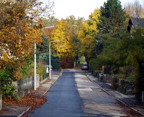Fridellistraße, Blick Richtung Norden