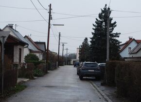 Langbauerngasse, Blick Richtung Norden