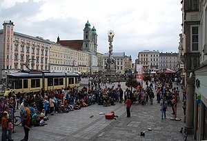 Pflasterspektakel 2011 am Hauptplatz