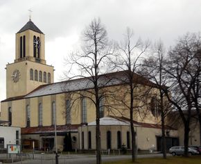 Friedenskirche, Ansicht von Westen