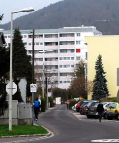 Haselgrabenweg, Blick von der Ferdinand-Markl-Straße