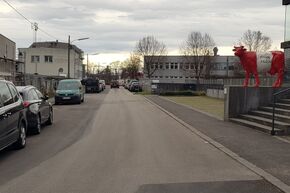 Jaxstraße, Blich von der Gürtelstraße Richtung Südosten