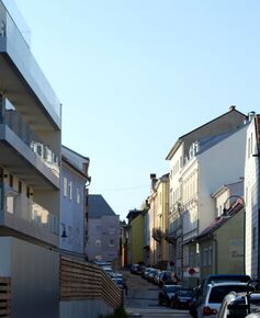 Rosenstraße, Blick Richtung Norden