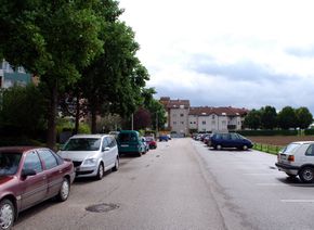 Kokoschkastraße, Blick Richtung Südosten