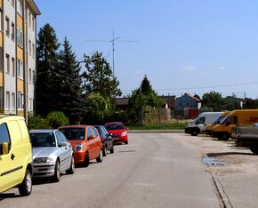 Der Wacholderweg, Blick von der Salzburger Straße Richtung Süden