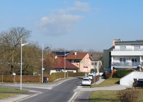 Blick Richtung Norden in die Suttnerstraße