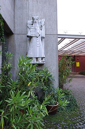 Figur hl. Leopold des Bildhauers Maximilian Stockenhuber
