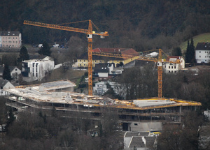 Neubau der Universität am Pöstlingberg (Stand: Februar 2013)