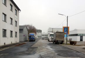 Straße "Im Hühnersteig", Blick Richtung Nordosten