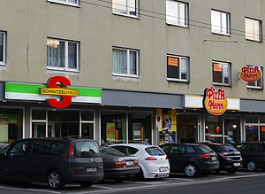 Pizza-Mann- und Schnitzelhaus-Filialen an der Unionstraße