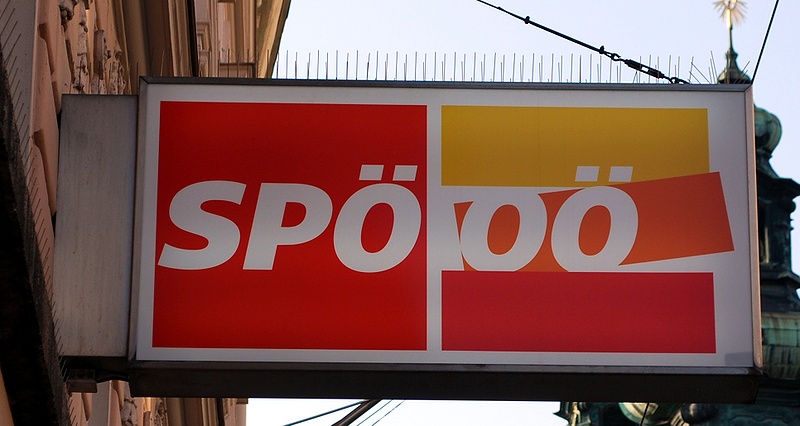 Datei:Logo SPÖ OÖ an der Landesgeschäftsstelle.jpg