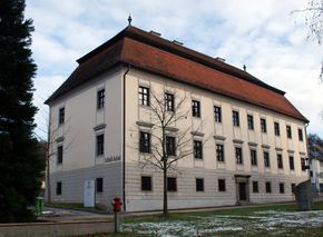 Das Schloss Auhof, heute Teil der Johannes Kepler Universität