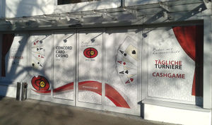 Concord Card Casino, Eingang auf der Westseite des Arcotels