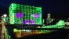 Ars Electronica Center nachts beleuchtet