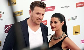 Parov Stelar mit seiner Ehefrau Lilja Bloom, 2013