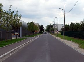 Helmholtzstraße, Blick Richtung Westen