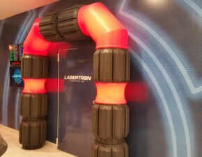 Eingang zur Lasertag-Arena