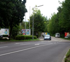 Julius-Raab-Straße, Blick Richtung Norden