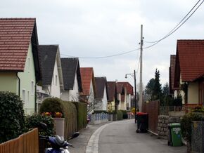 Valkenborghweg, Blick Richtung Westen