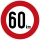Symbol 60 km/h