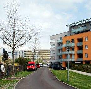Haushoferstraße, Blick Richtung Nordosten