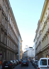 Waltherstraße, Blick Richtung Norden