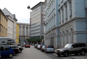Zollamtstraße, Blick Richtung Westen