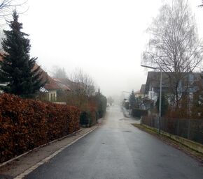 Nauheimerstraße, Blick Richtung Südosten