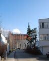 Südlicher Abschnitt, im Hintergrund die Pfarrkirche Urfahr