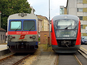Dieseltriebwagen 5047 und 5022