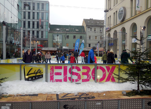 Life Radio Eisbox, im Jahr 2014, am Martin-Luther-Platz