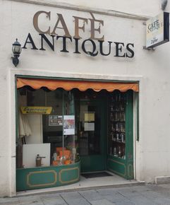 Das Lokal an der Spittelwiese, noch unter dem früheren Namen Café Antiques