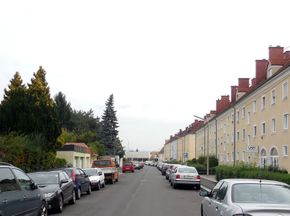 Stelzerstraße, Blick Richtung Nordosten