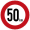 Symbol 50 km/h
