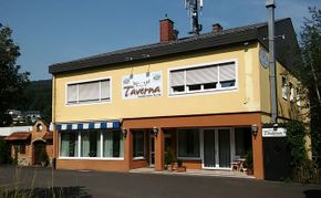 Das Griechische Restaurant, noch unter dem früheren Namen Taverna