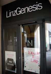 LinzGenesis, Eingangsbereich im Hof des Alten Rathauses