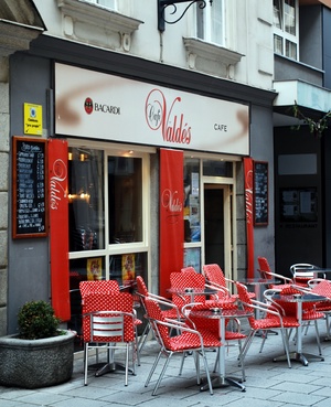 Cafe Valdés an der Herrenstraße