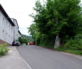 Ackerlweg, Blick von der Gründbergstraße Richtung Norden