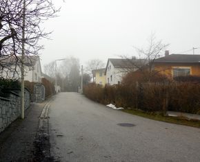 Lannergasse, Blick von der Ziehrerstraße Richtung Norden