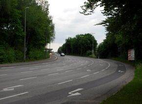 Südöstliches Ende der Wankmüllerhofstraße
