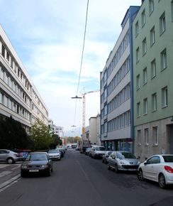 Anastasius-Grün-Straße, Blick Richtung Nordosten