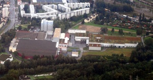 Luftbild des Betriebsgeländes